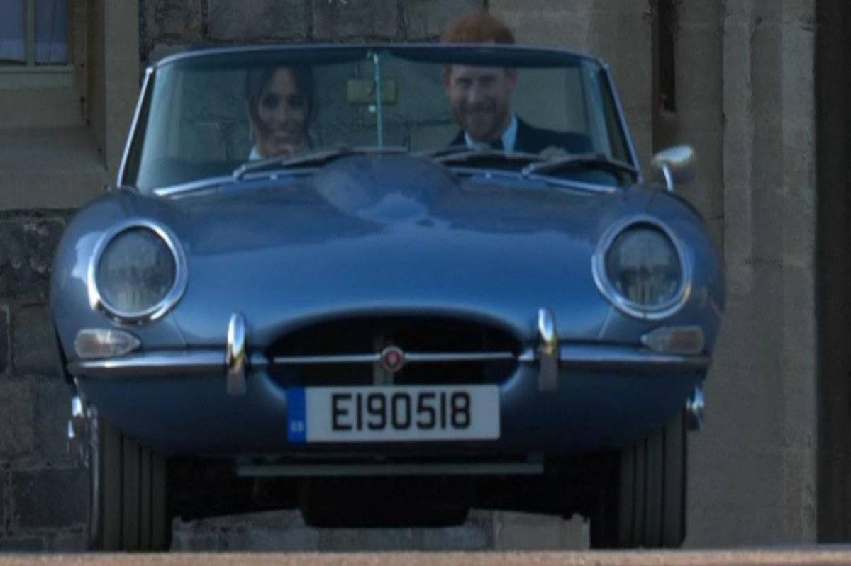 Harry Meghan matricula Jaguar