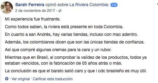 la riviera maquillaje vencido