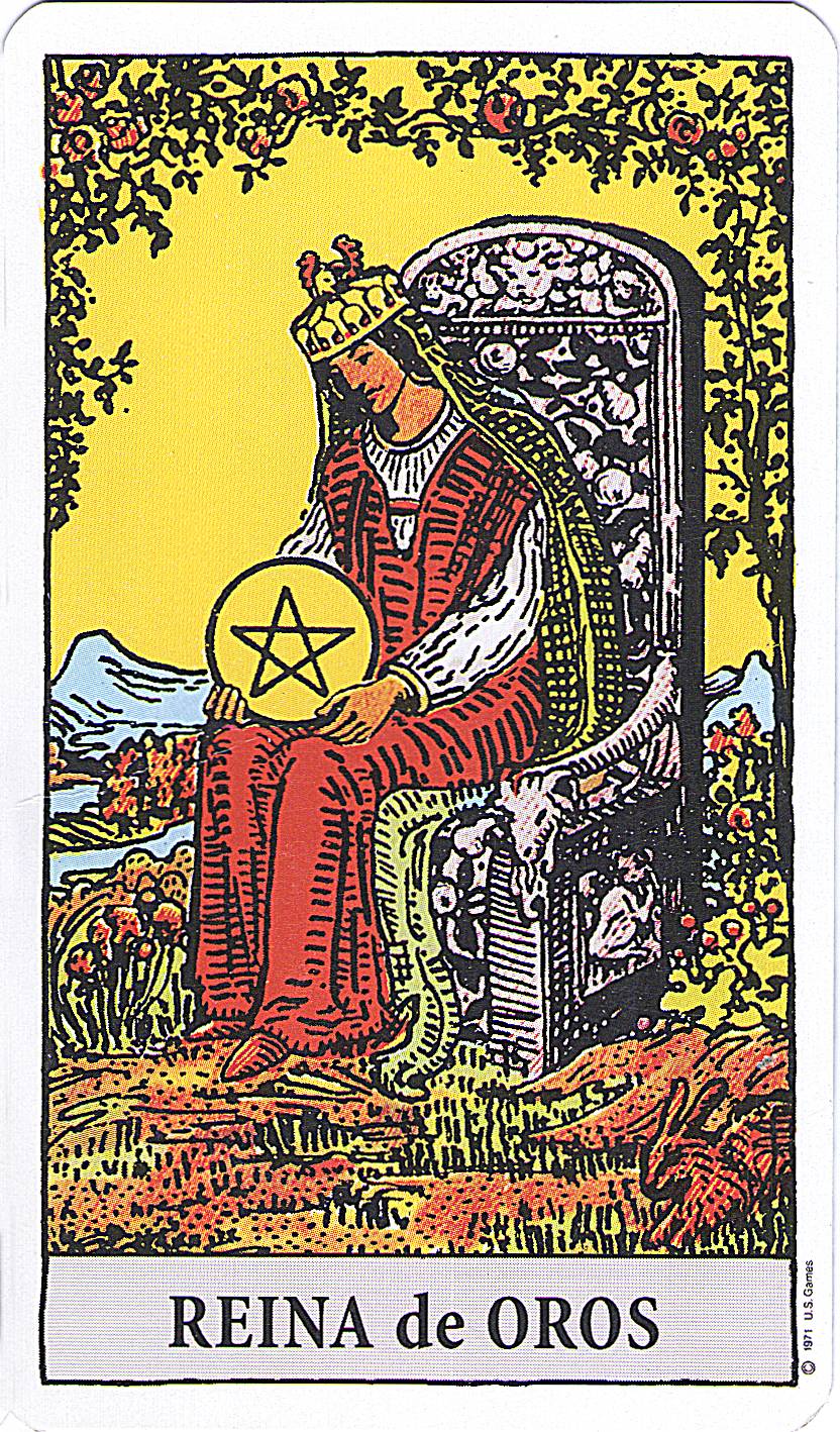 reina de oros reina de oros tarot