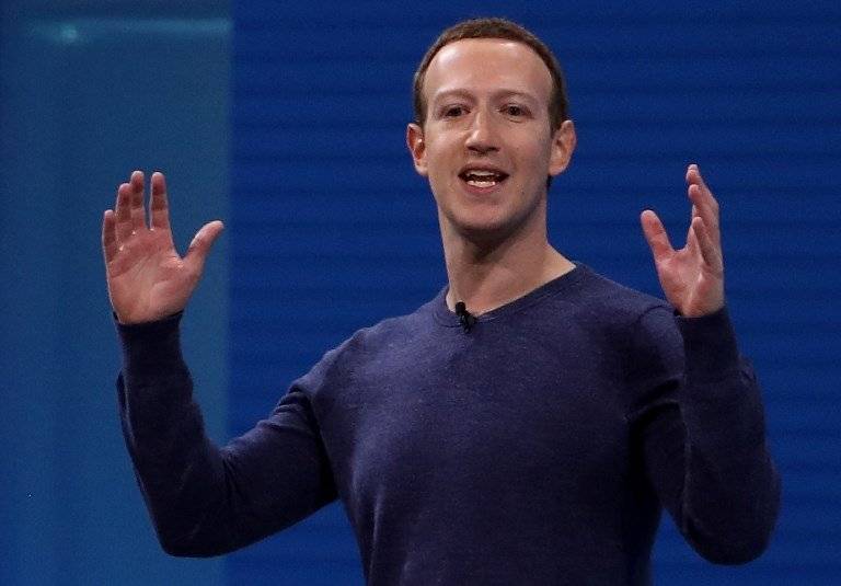 Mark Zuckerberg en una presentación