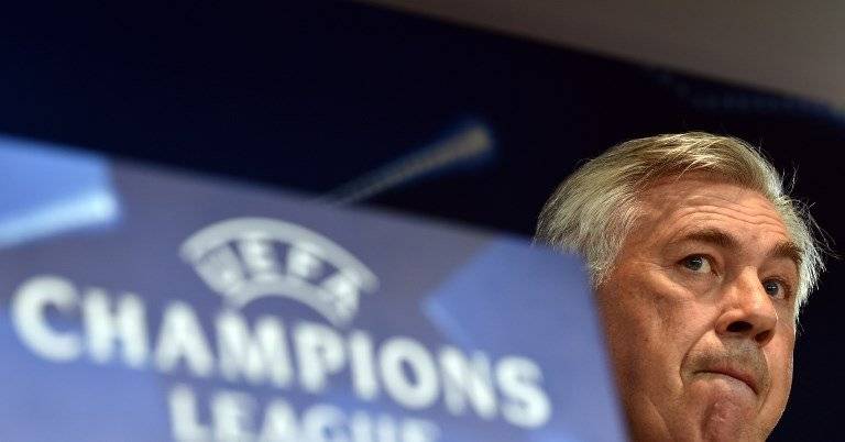 Carlo Ancelotti en conferencia de prensa
