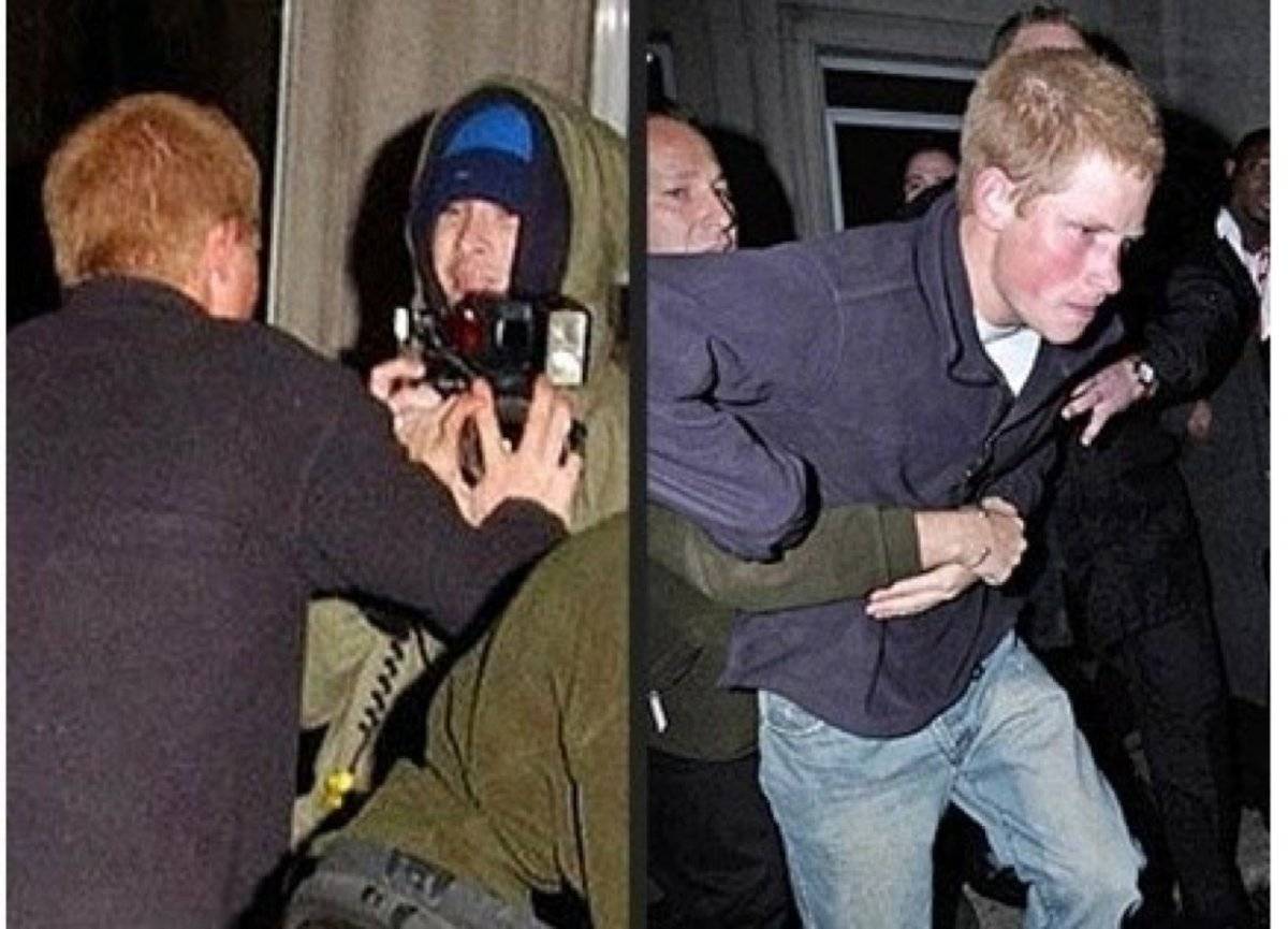 Harry pelea paparazzi