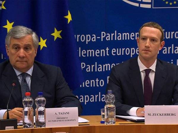 Mark Zuckerberg Facebook Unión Europea