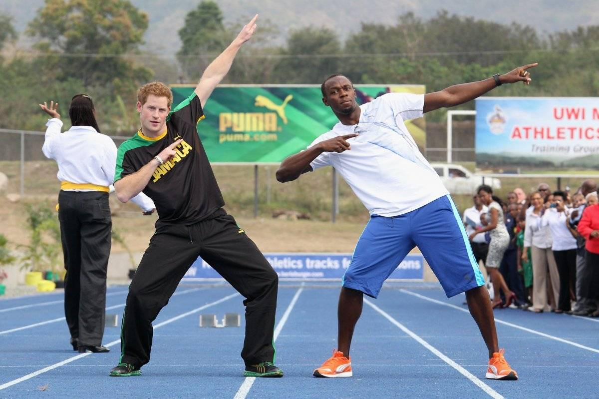 principe Harry Usain Bolt