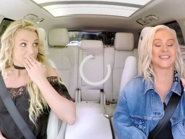 Britney Spears Christina Aguilera Carpool Karaoke