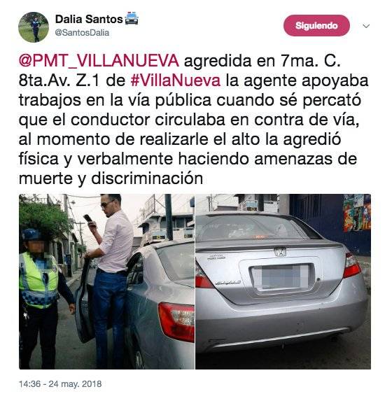 Denuncia de Dalia Santos