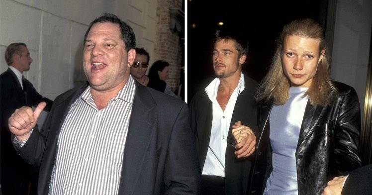 Brad Pitt y Harvey Weinstein
