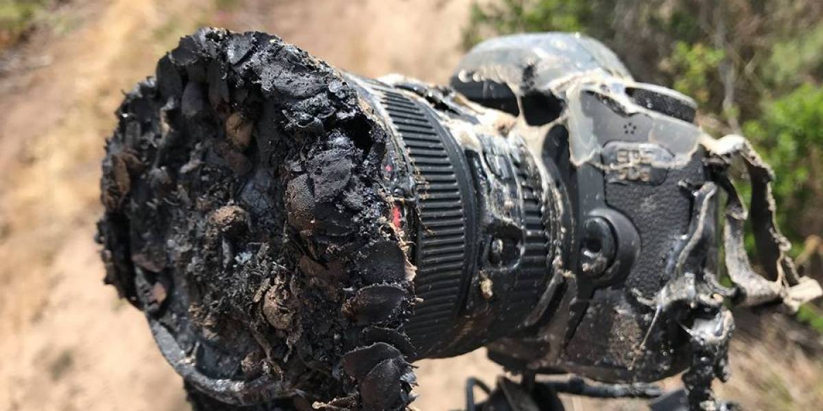 Esta cámara fotográfica terminó frita sacando fotos de lanzamiento de SpaceX