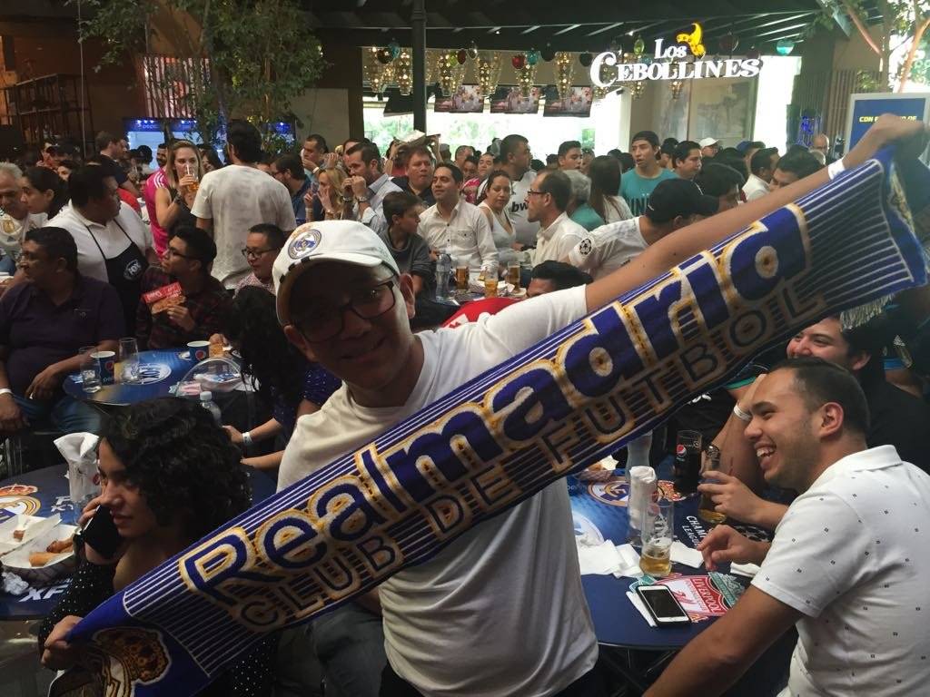 Un aficionado del Real Madrid