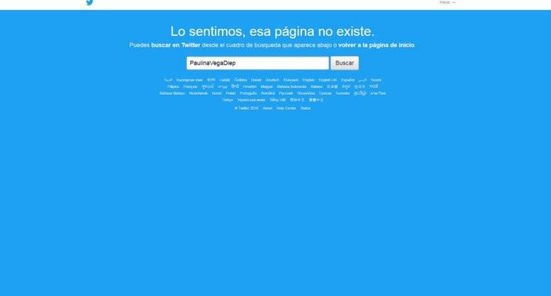 Captura de pantalla Twitter