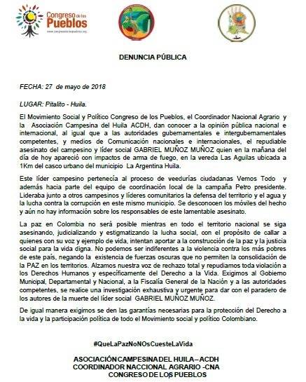 Congreso de los pueblos