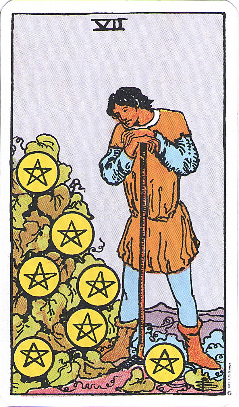 siete de oros siete de oros tarot