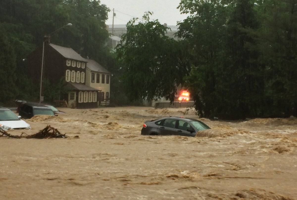inundación Maryland