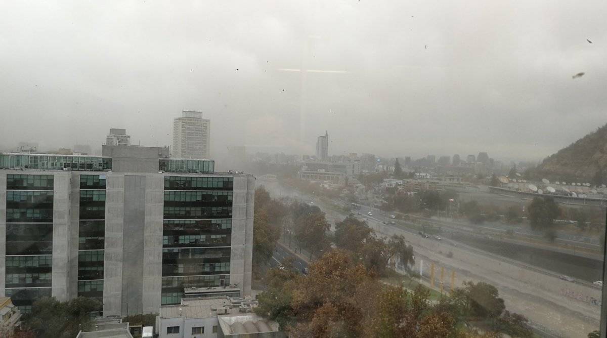 Tormentas de polvo se vieron en Providencia