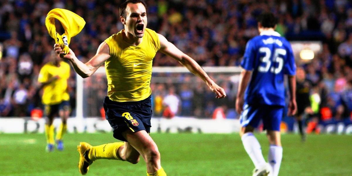Así se ve Andrés Iniesta dibujado al estilo de Los Super Campeones