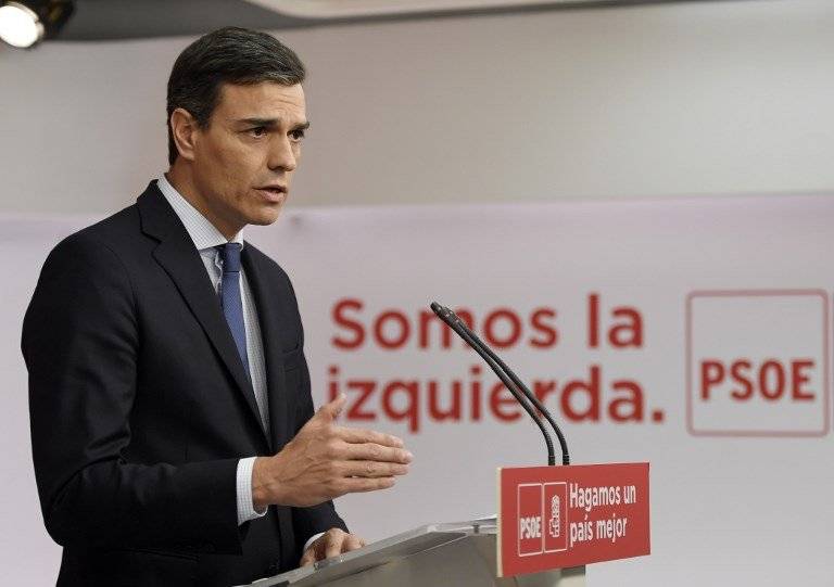 Pedro Sánchez, líder socialista español
