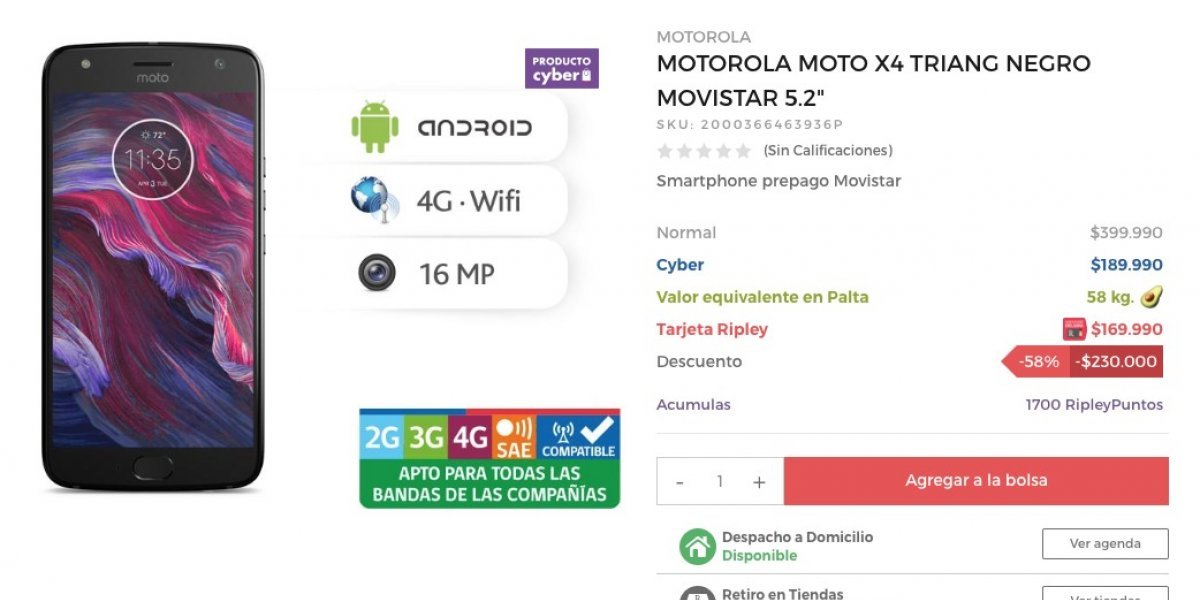“Valor equivalente en Palta” la épica “oferta” de multitienda por el Cyberday que todos comentan en las redes sociales