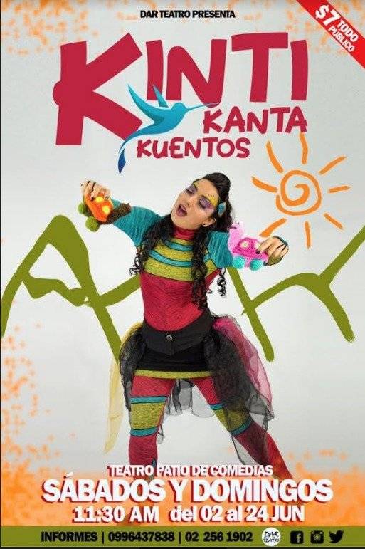 Kinti Kanta Kuentos estará en el Patio de Comedias desde el 2 al 24 de junio