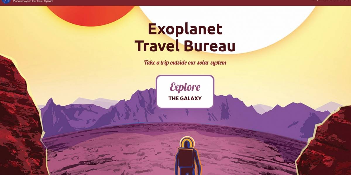 ¿Quieres saber qué se siente caminar en un exoplaneta? La NASA publicó este sitio web para que puedas averiguarlo