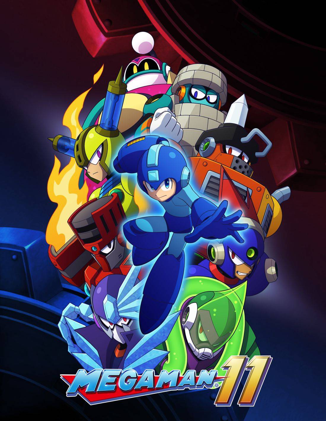 Mega Man 11 Art