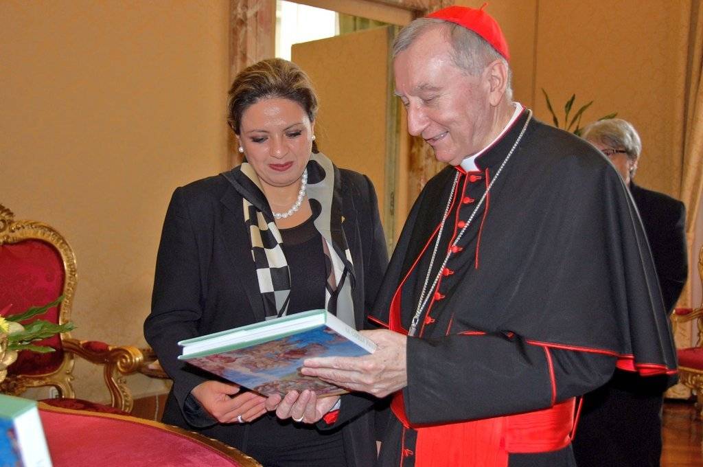 Jovel y Pietro Parolin
