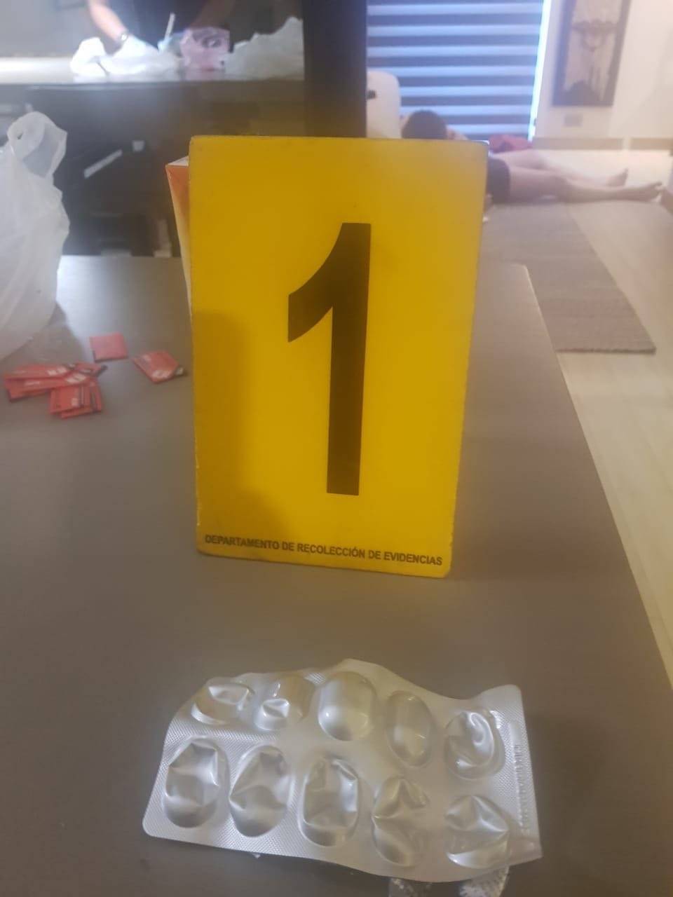 Evidencia encontrada en el hotel