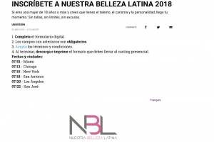 Audiciones de NBL 2018