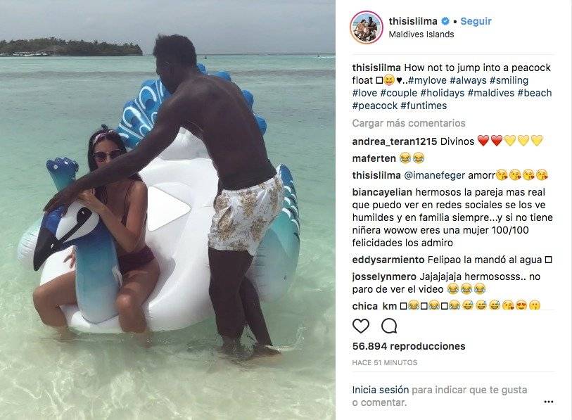 Felipe Caicedo protagoniza divertido video con su esposa
