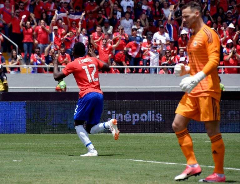 Joel Campbell marcó el segundo tanto de los ticos