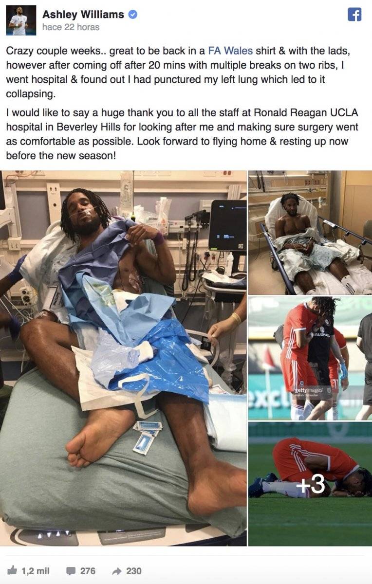 Mensaje de Ashley Williams