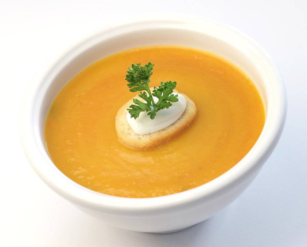 Crema fría de auyama
