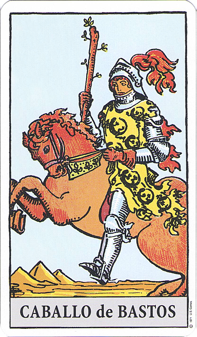 caballero de bastos caballero de bastos tarot