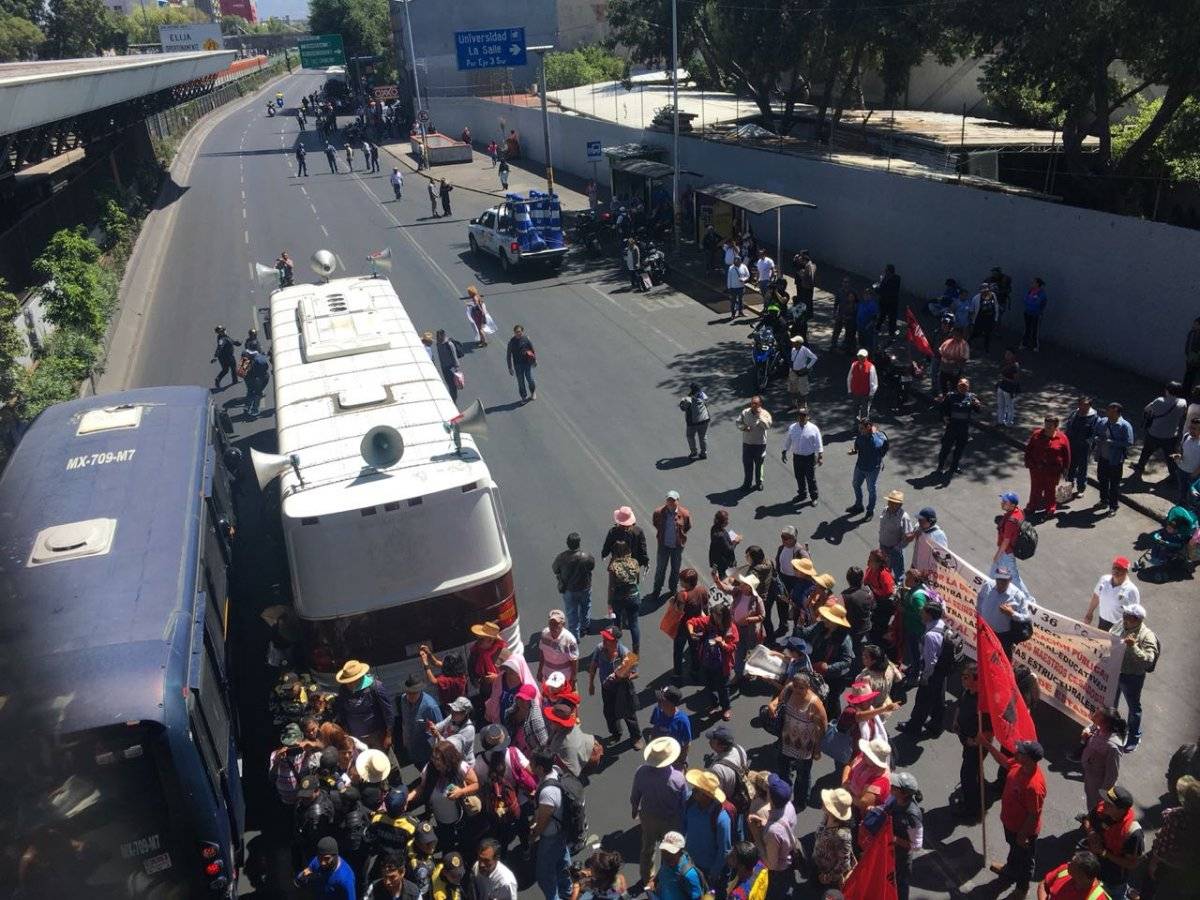 Marcha de maestros en la CDMX