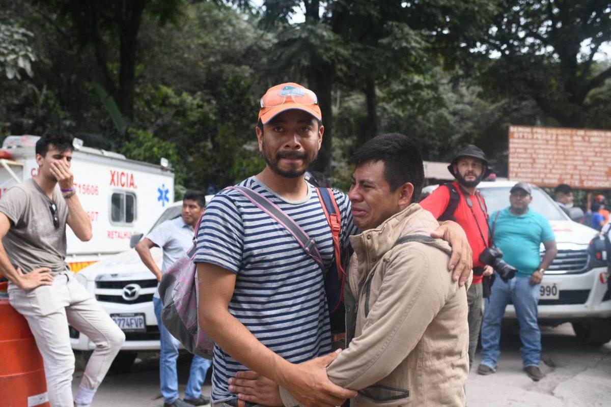 Boris Rodríguez busca a familiares tras la erupción
