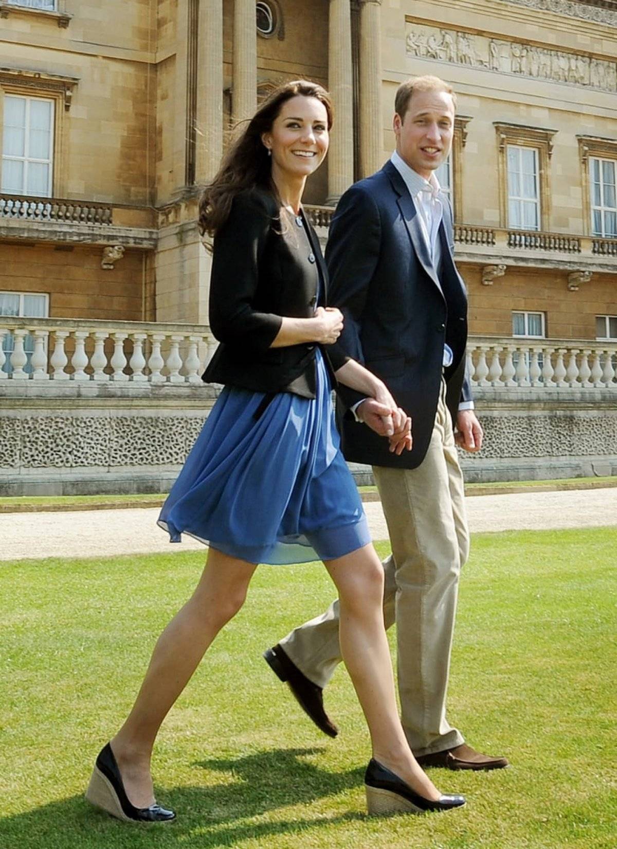 Kate Middleton vestido azul zara