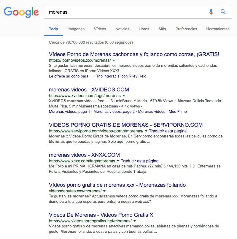 Sexismo se comprueba en búsquedas de Google al colocar nombres en masculino y femenino
