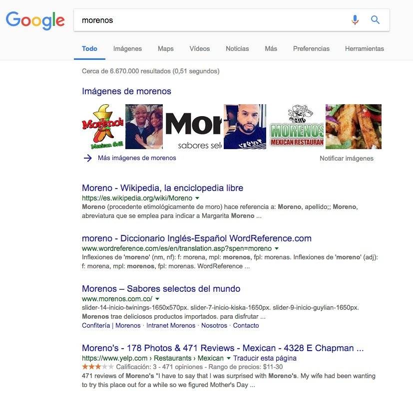 Sexismo se comprueba en búsquedas de Google al colocar nombres en masculino y femenino