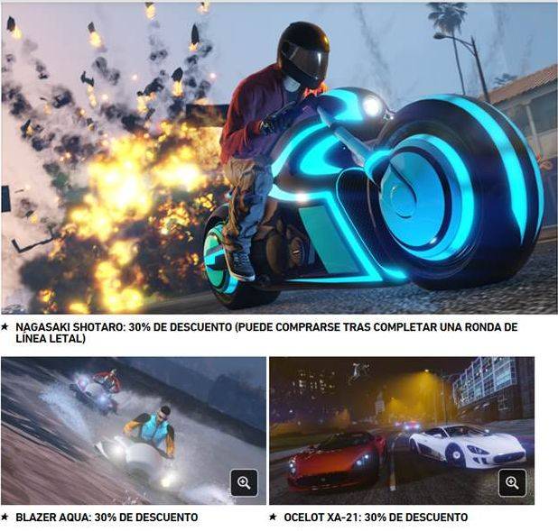 GTA Online Descuentos