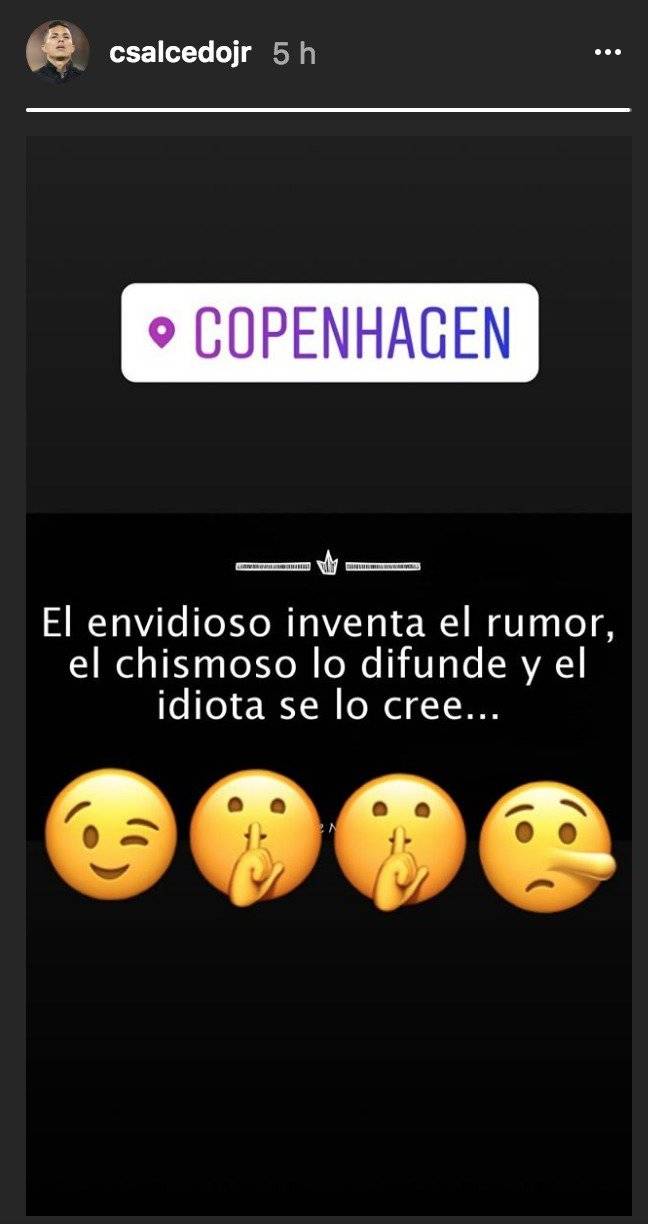 Mensaje Carlos Salcedo