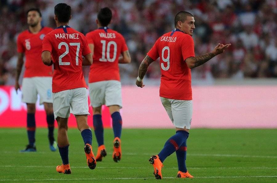 Castillo registra 14 partidos y un gol convertido en la Roja adulta / Foto: Agencia UNO