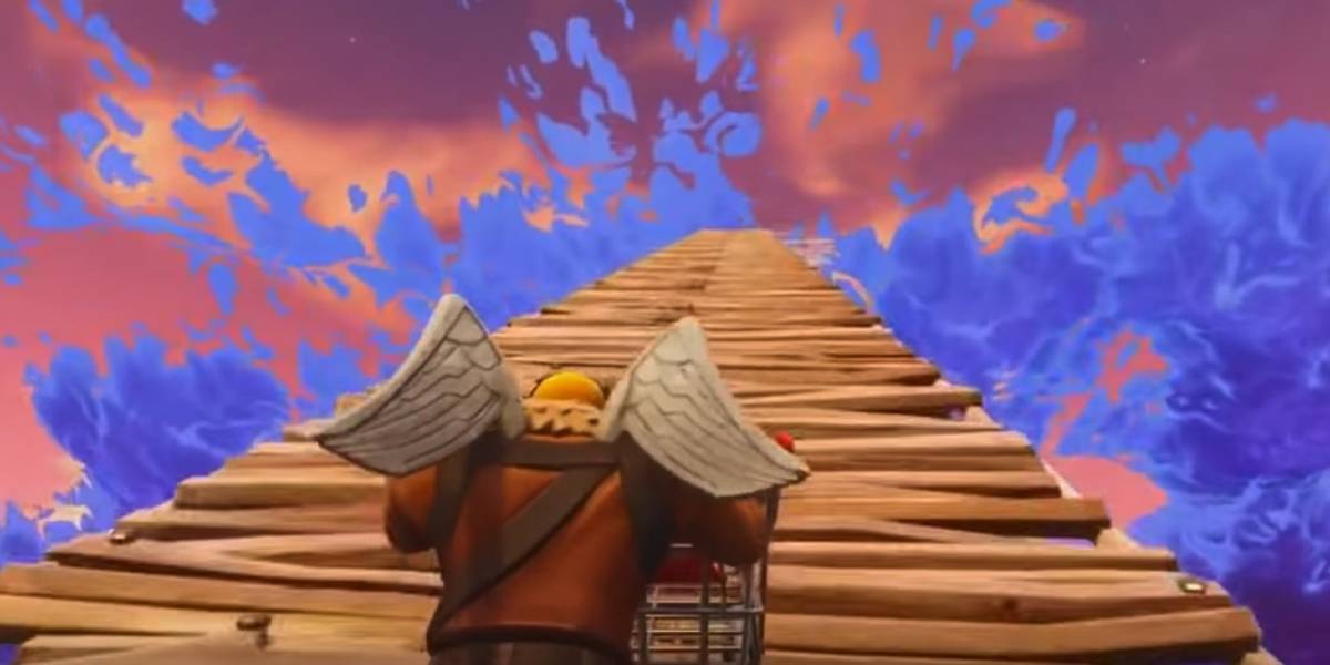 Jugador de Fortnite logró lo que parecía imposible... usando un carro de supermercado