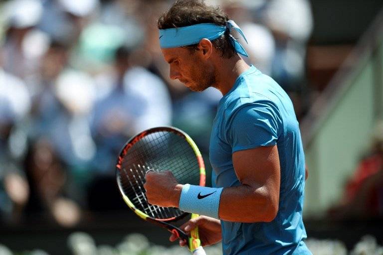 Rafael Nadal tras su victoria ante Del Potro