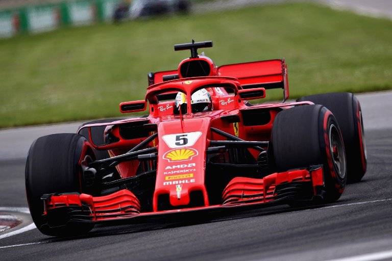 Vettel durante al GP de Montreal