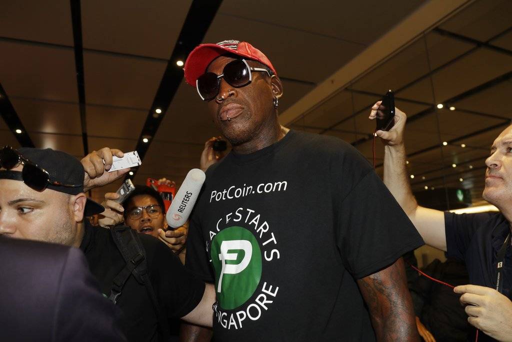 Dennis Rodman en Singapur