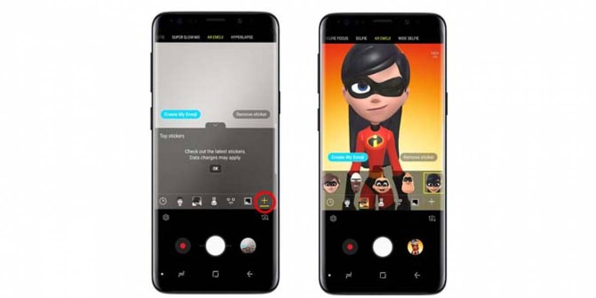 Llegan los 'Increíbles' AR emojis al Galaxy S9 y S9+