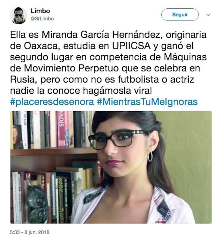 México: Marcelo Ebrard cayó en fake news y compartió una foto de la actriz porno Mia Khalifa México: Marcelo Ebrard cayó en fake news y compartió una foto de la actriz porno Mia Khalifa