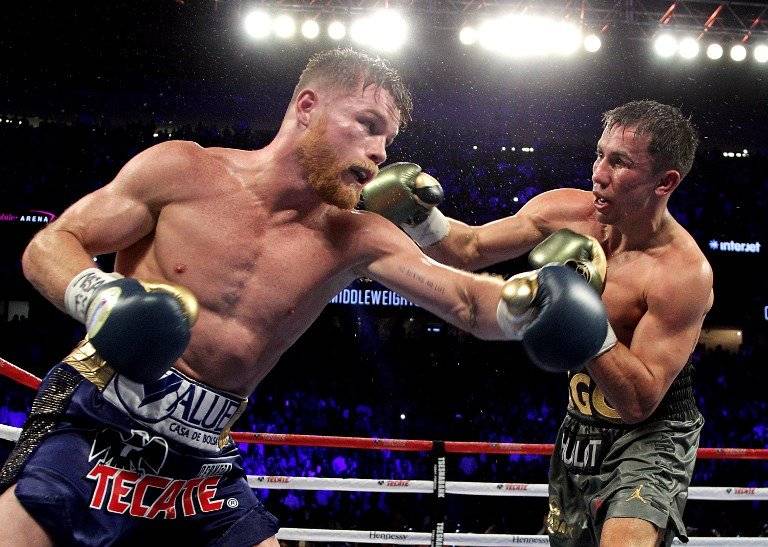 Pelea entre Álvarez y Golovkin
