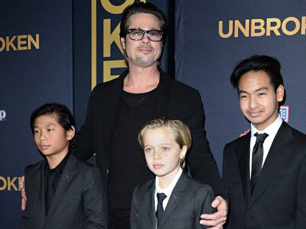 Angelina Jolie Brad Pitt Custodia Hijos