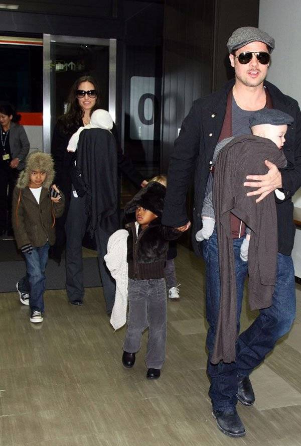 Angelina Jolie Brad Pitt Custodia Hijos