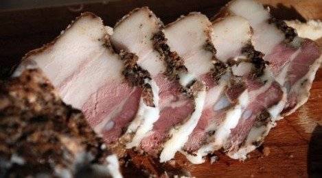 tiras de cerdo